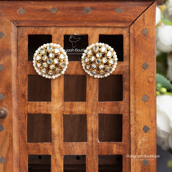 Intricate Kundan Studs