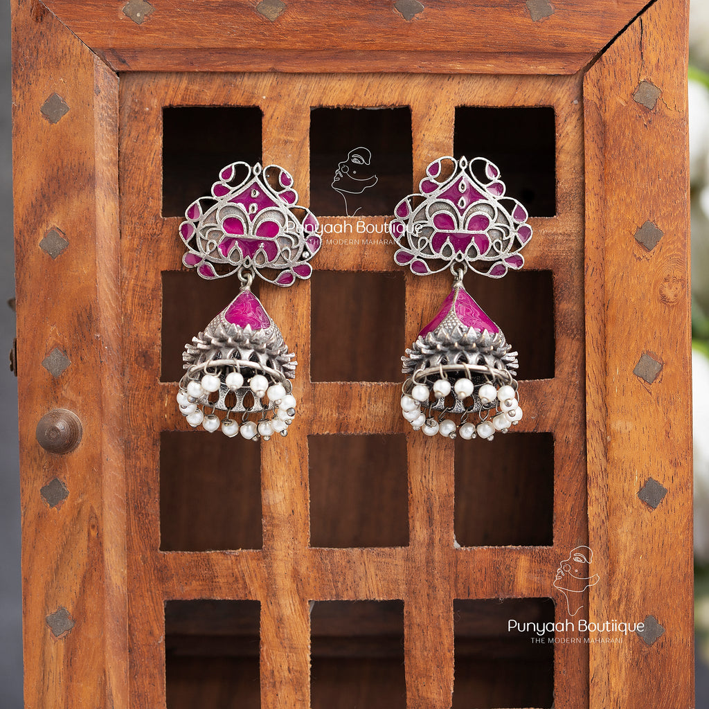 German Silver Jhumka