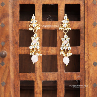 Pachi Kundan Beaded Earring