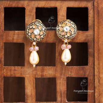 Kundan Pearl Earring