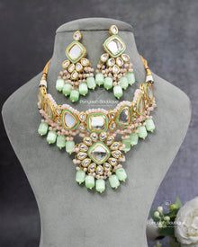 Mint Uncut Kundan Choker