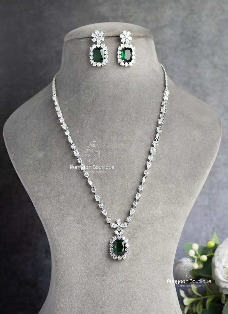 CZ Long Necklace