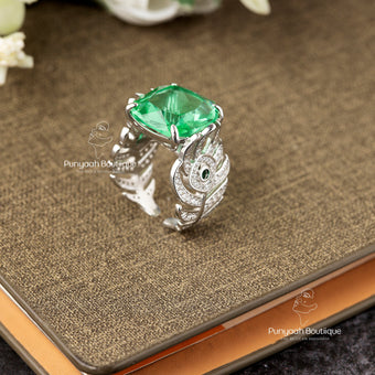 Leafy Green Doublet Ring