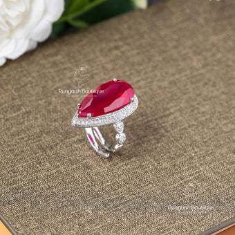 Pink Doublet Ring