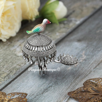 Parrot CZ Ring