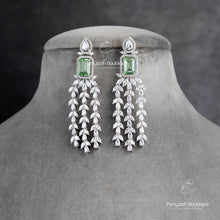 Elegant Leafy CZ Earring