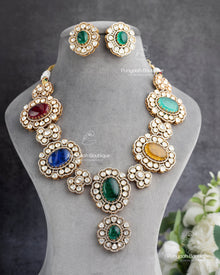 Sabyasachi Inspired Navrathan Necklace